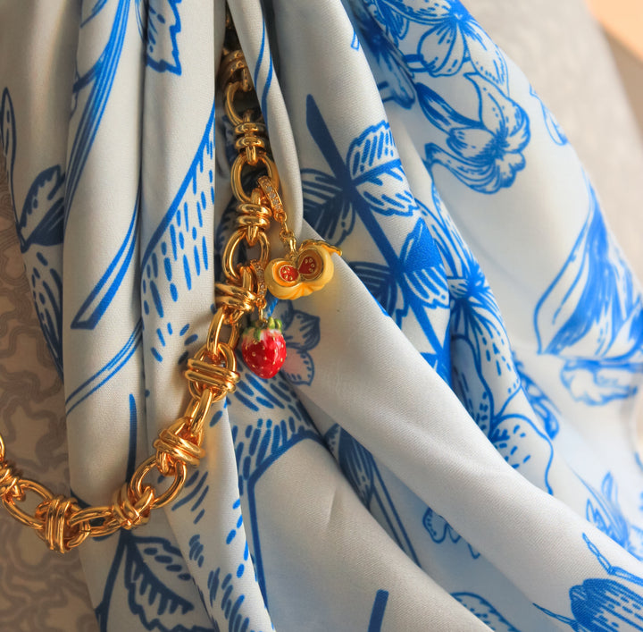 Rabbit Garden Square Scarf
