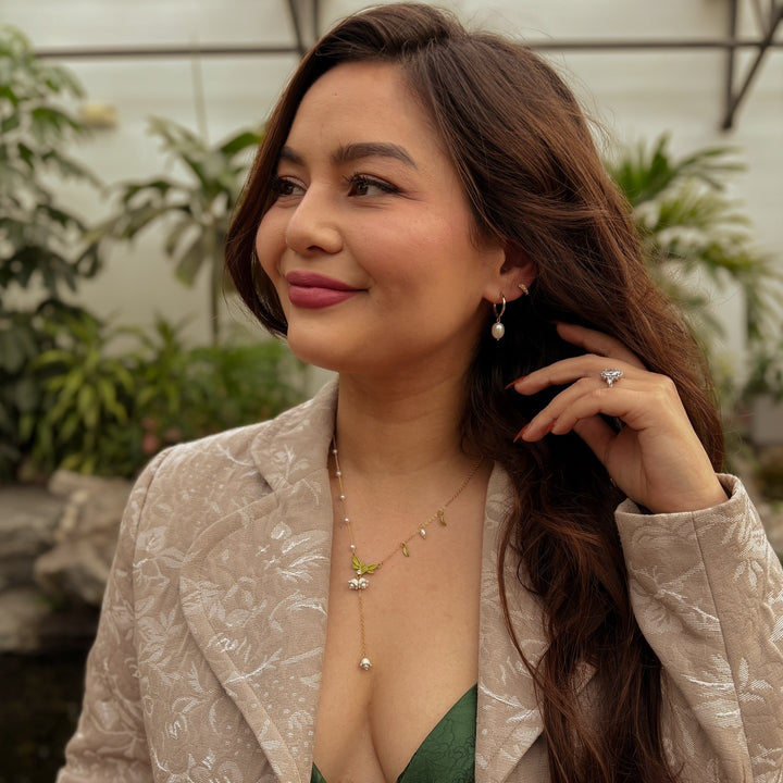 Lily Of The Valley Y-Necklace