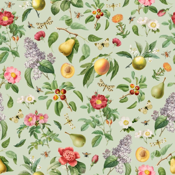 Vintage Botanical Square Scarf