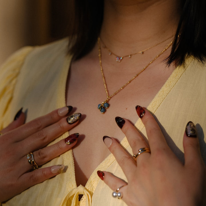 Collier aux myrtilles