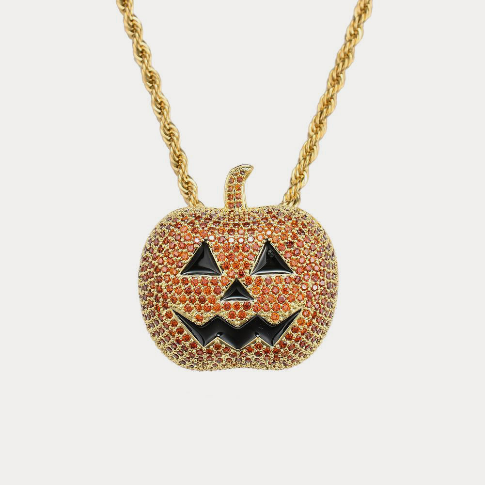 Selenichast Halloween Pumpkin Necklace
