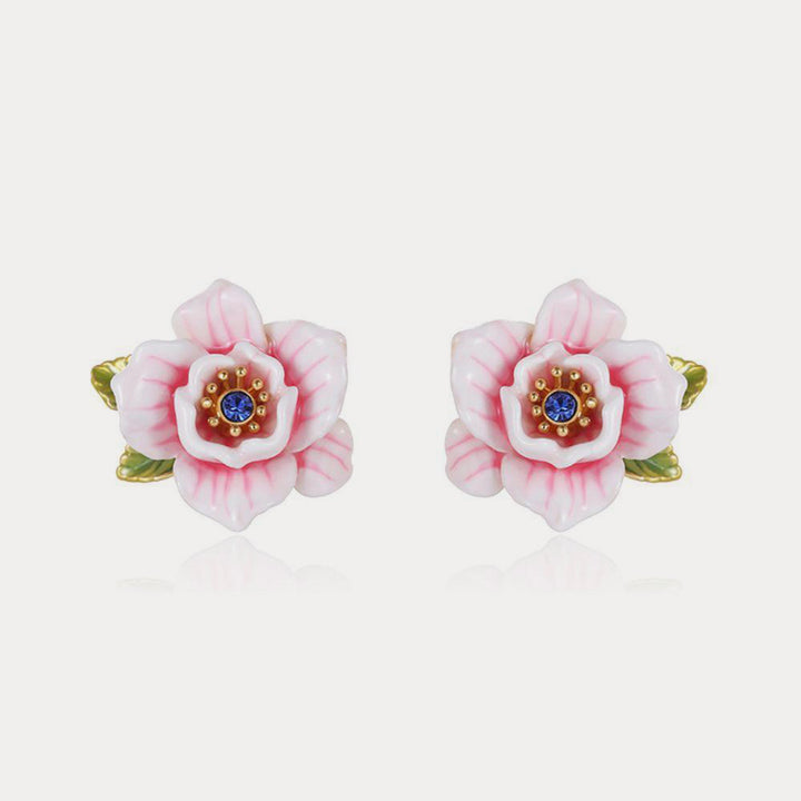 Selenichast pink rose earrings 2