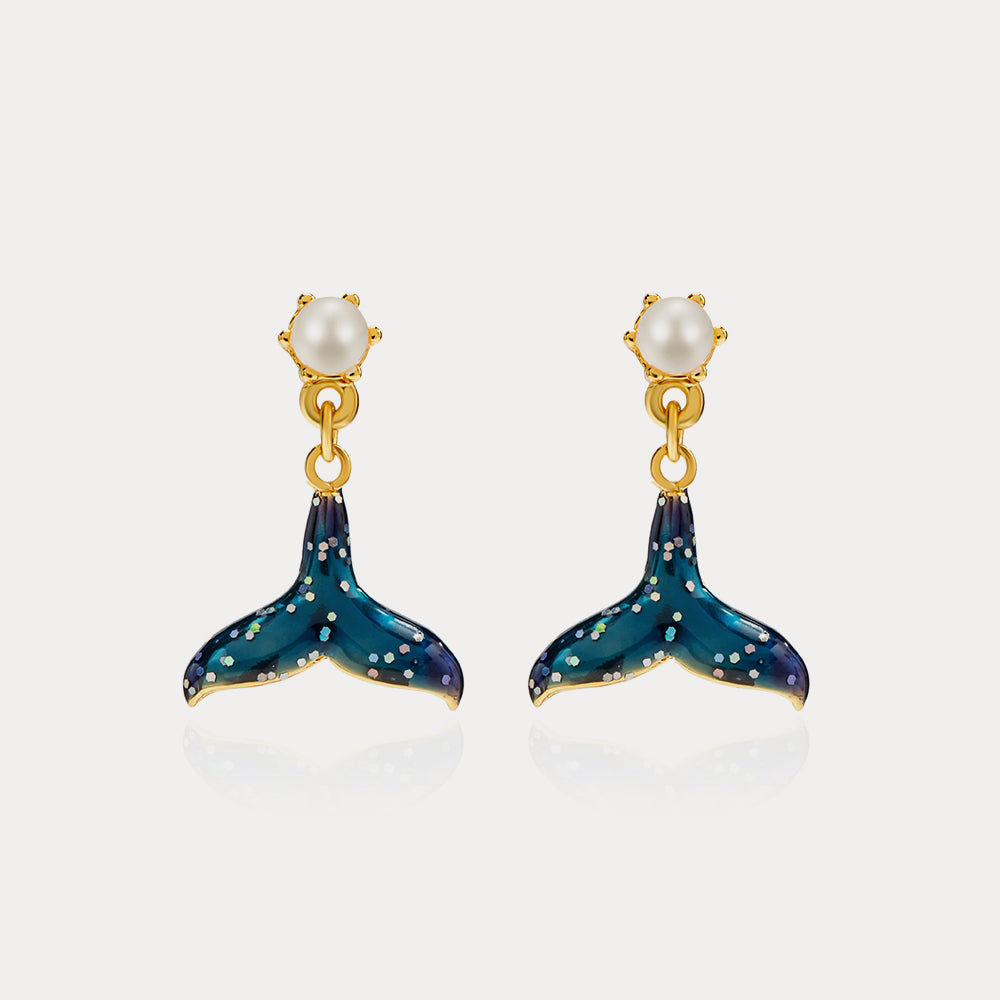 Selenichast mermaid tail earrings