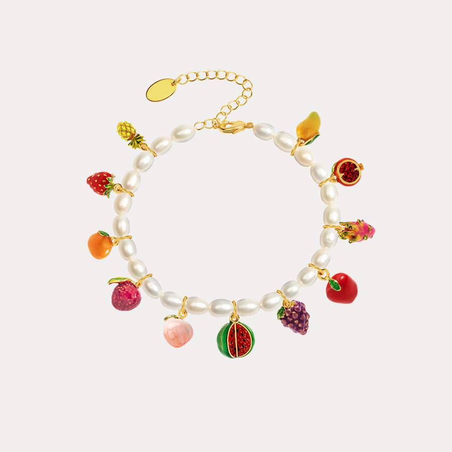 DIY Fruit Pearl Bracelet