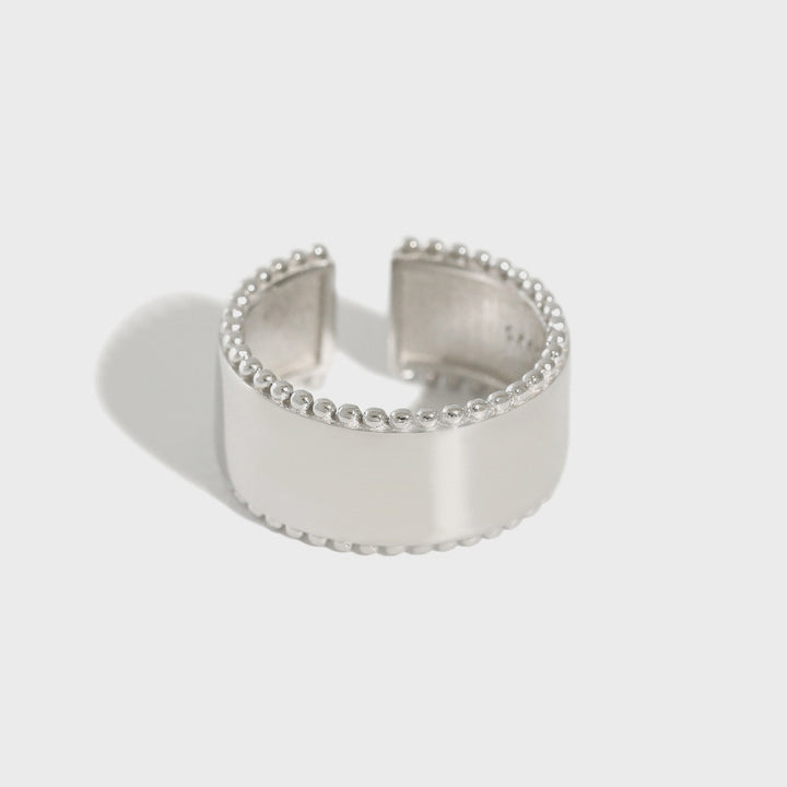 Bague en argent simple