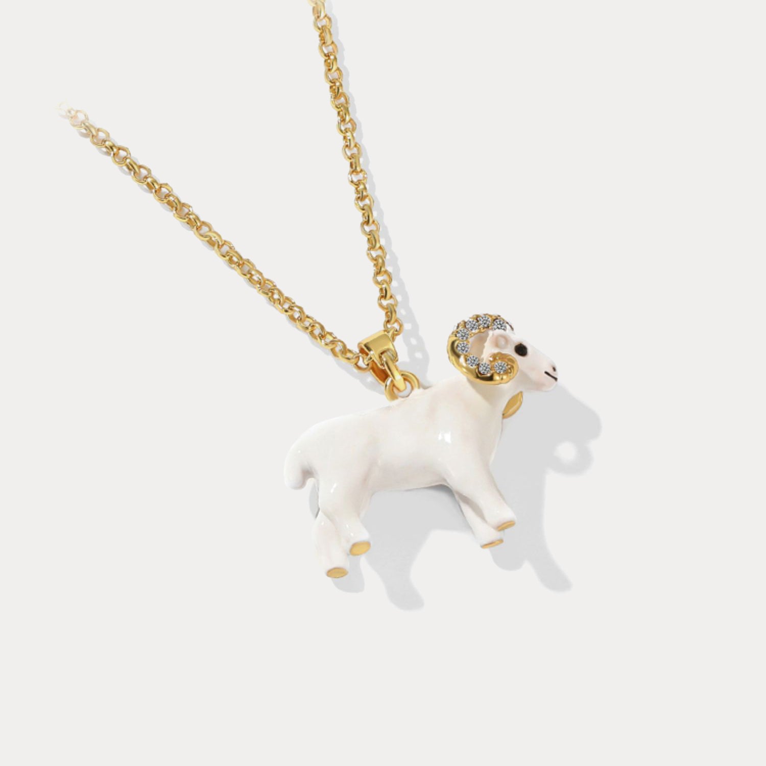 goat gold necklace