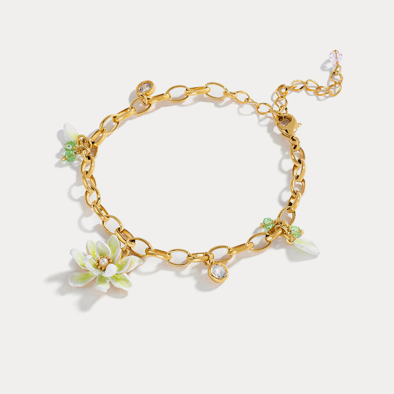 gardenia diamond bracelet