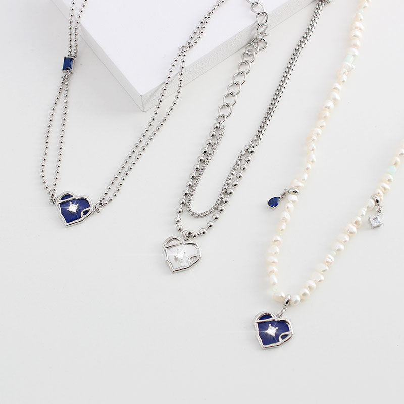 Selenichast ice heart necklace