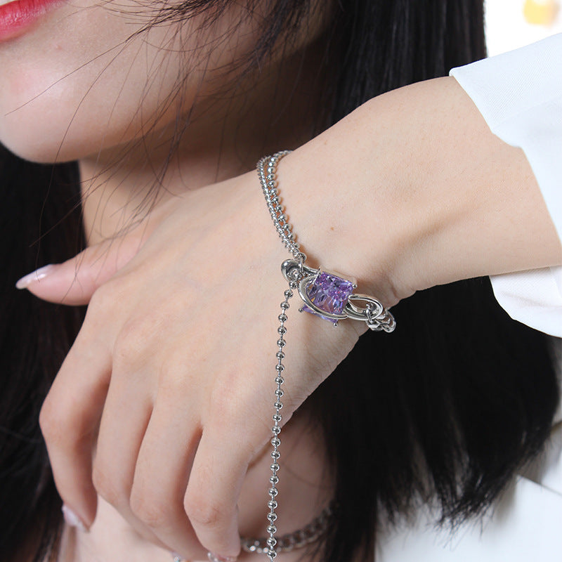 purple galactic gem bracelet