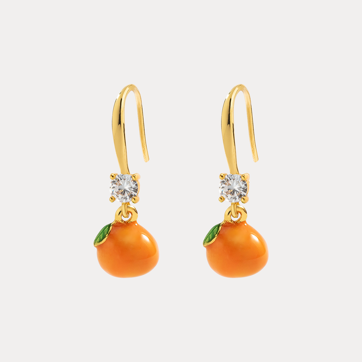 Selenichast Orange Earrings