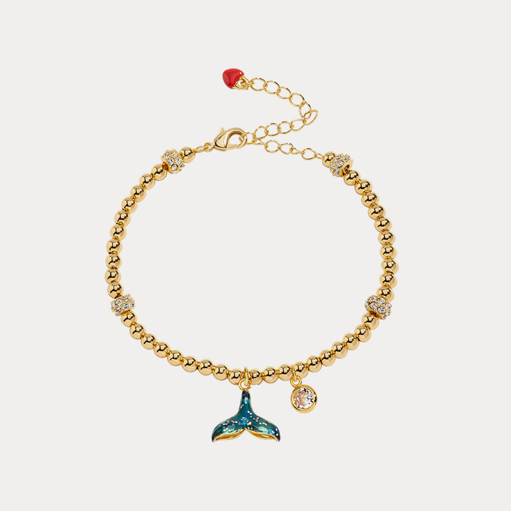 mermaid tail charms bracelet