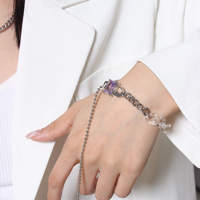 galactic gemstone bracelet