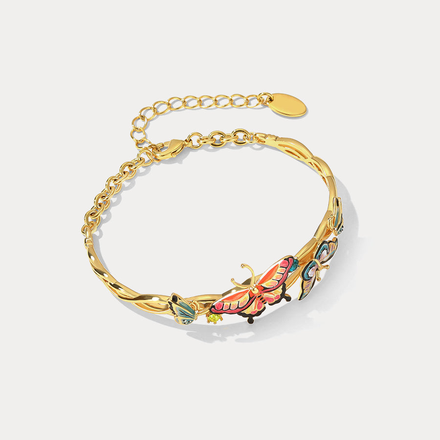 vintage butterfly bracelet