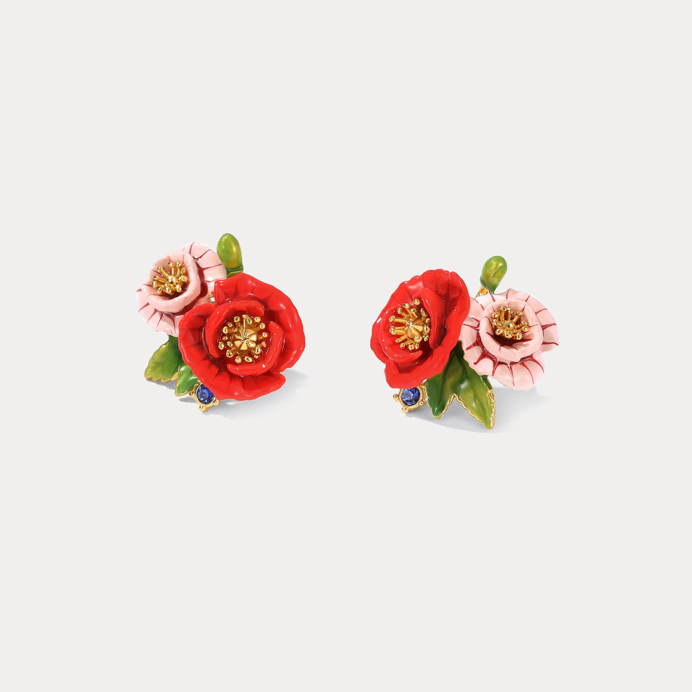 poppy diamond earrings