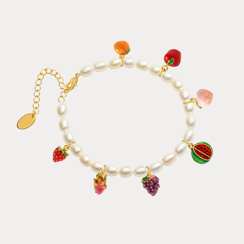 7 Fruit Pearl Bracelet