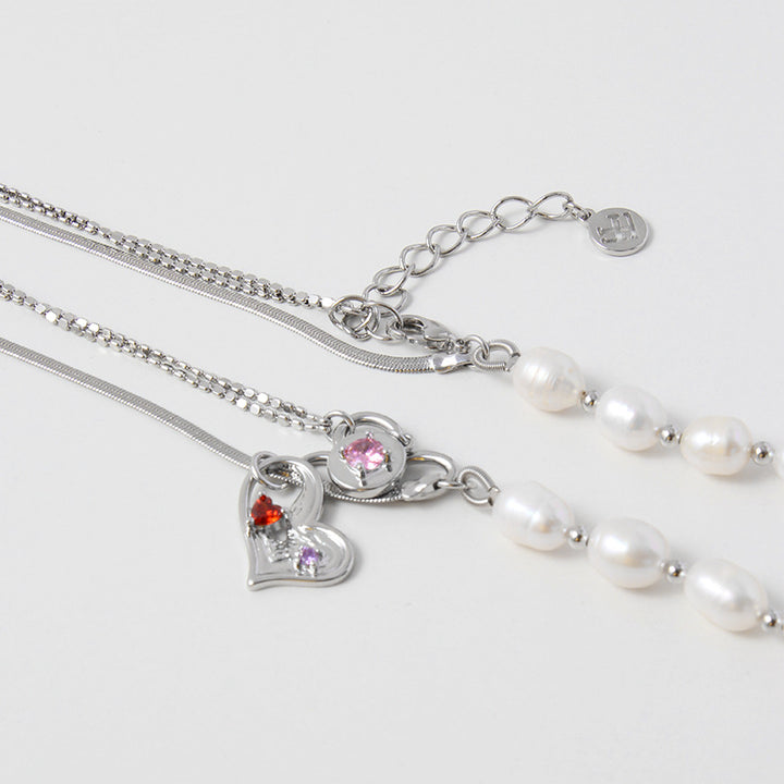 Collier de coeur de sirène