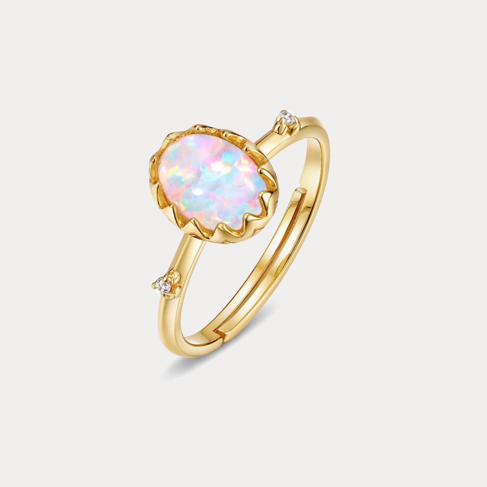 Selenichast opal ring