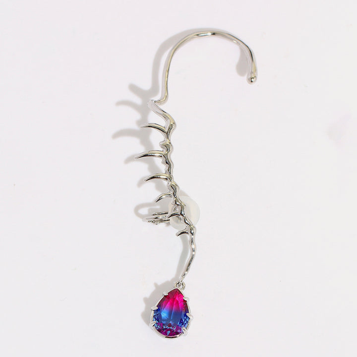 Selenichast fishbone gem ear hook 1