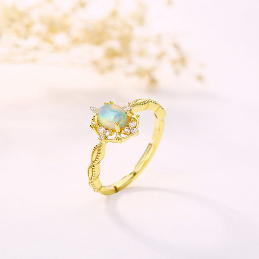 Vintage Princess Opal Ring