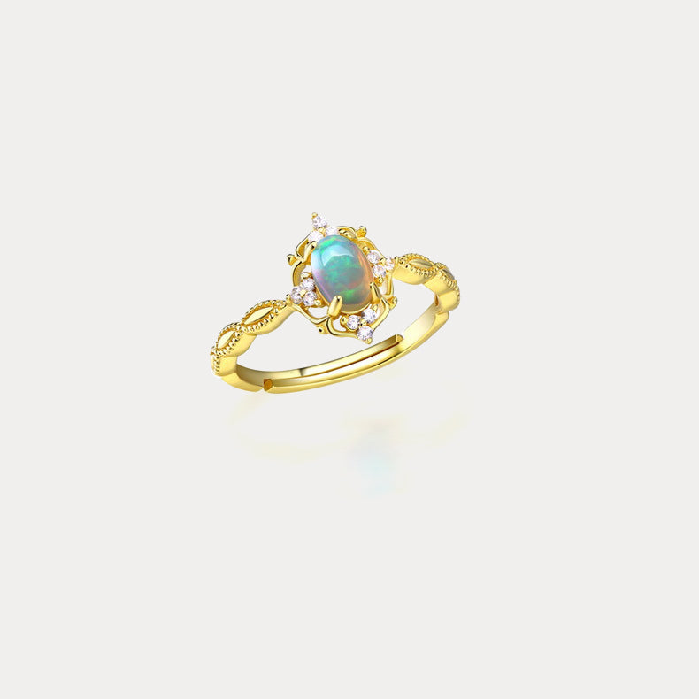 Princess Opal Adjustable Ring
