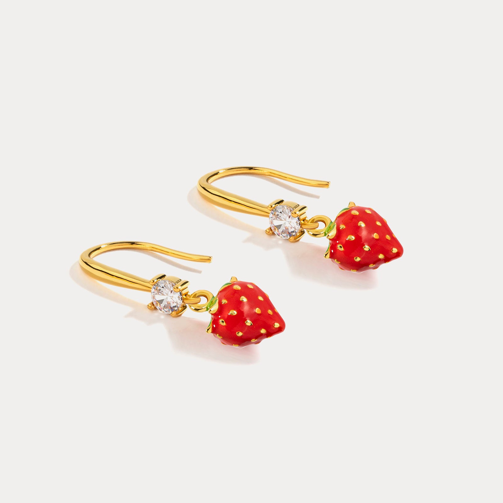 Strawberry Dangling Earrings