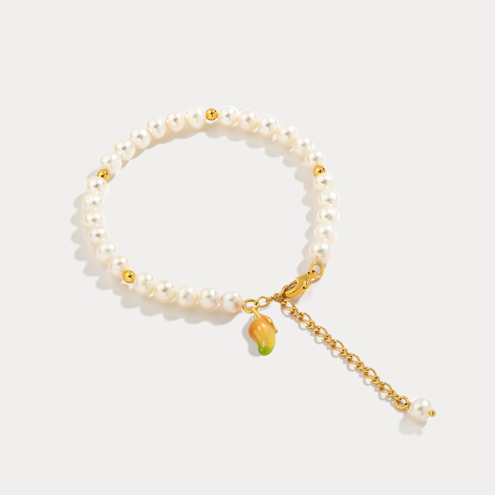 Mango Pearl Chain Bracelet