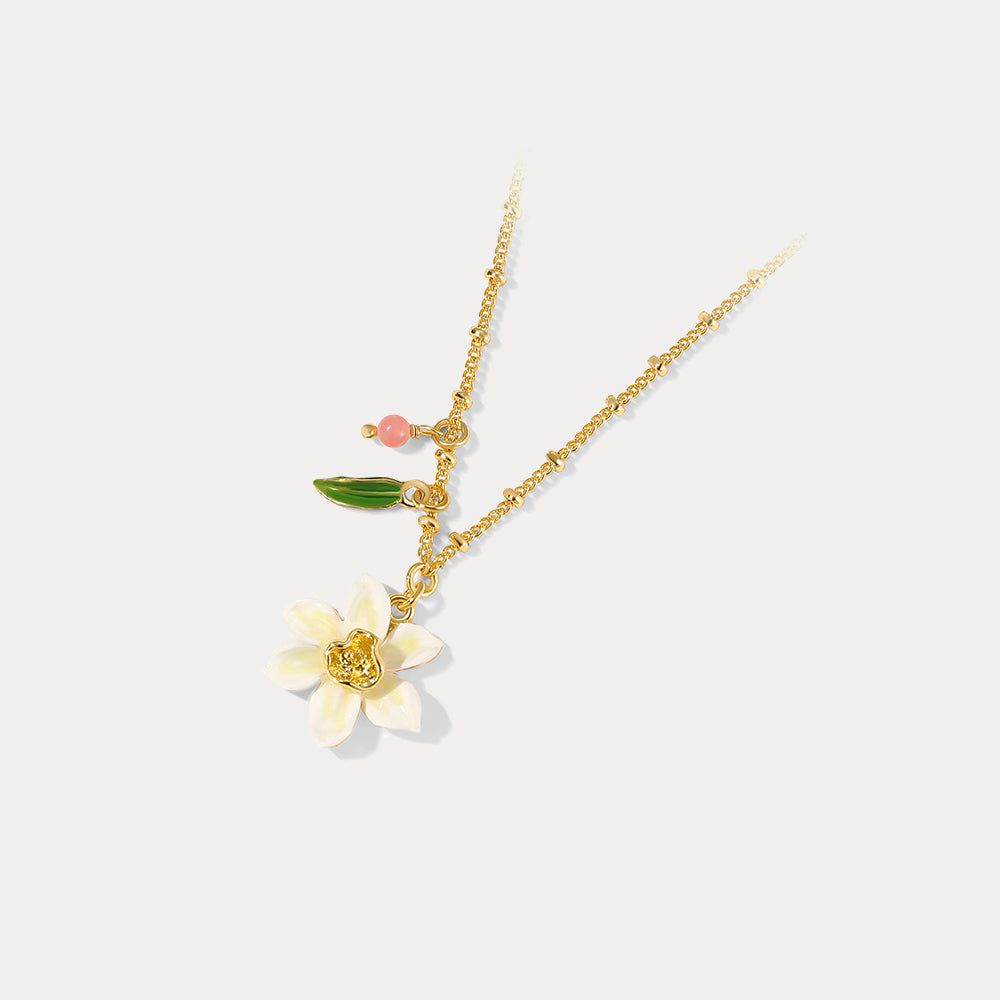 Daffodils Flower Necklace