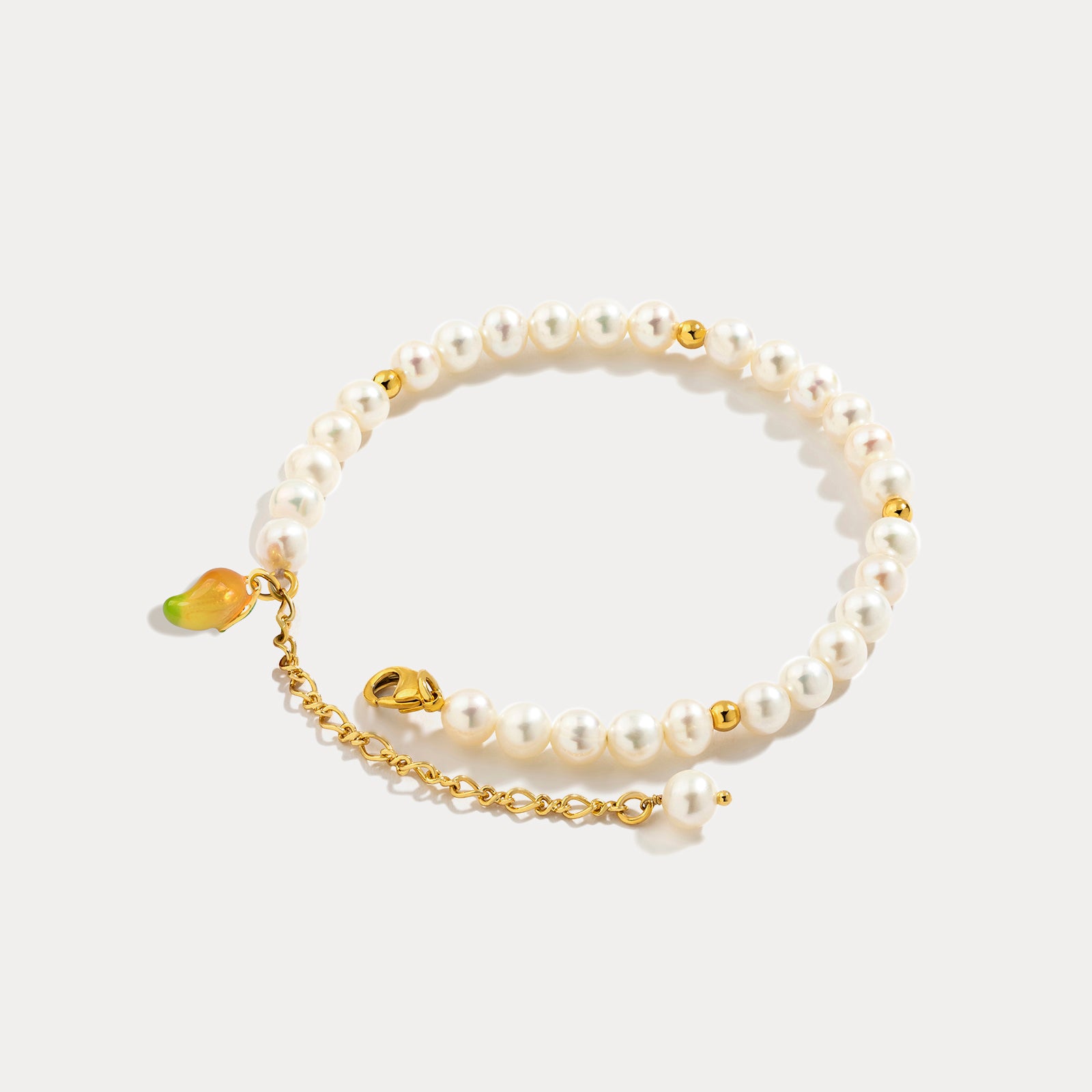 Mango Freshwater Pearl Bracelet