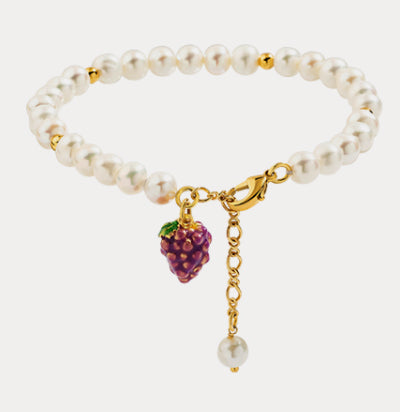 Grape Gr Fruit Pearl Bracelet