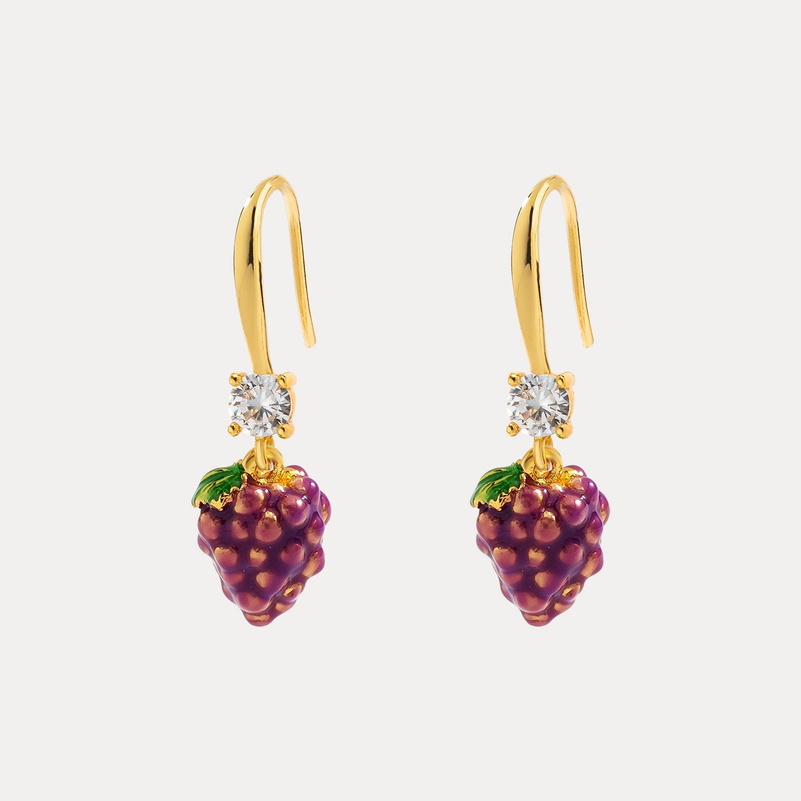 Selenichast Grape Earrings