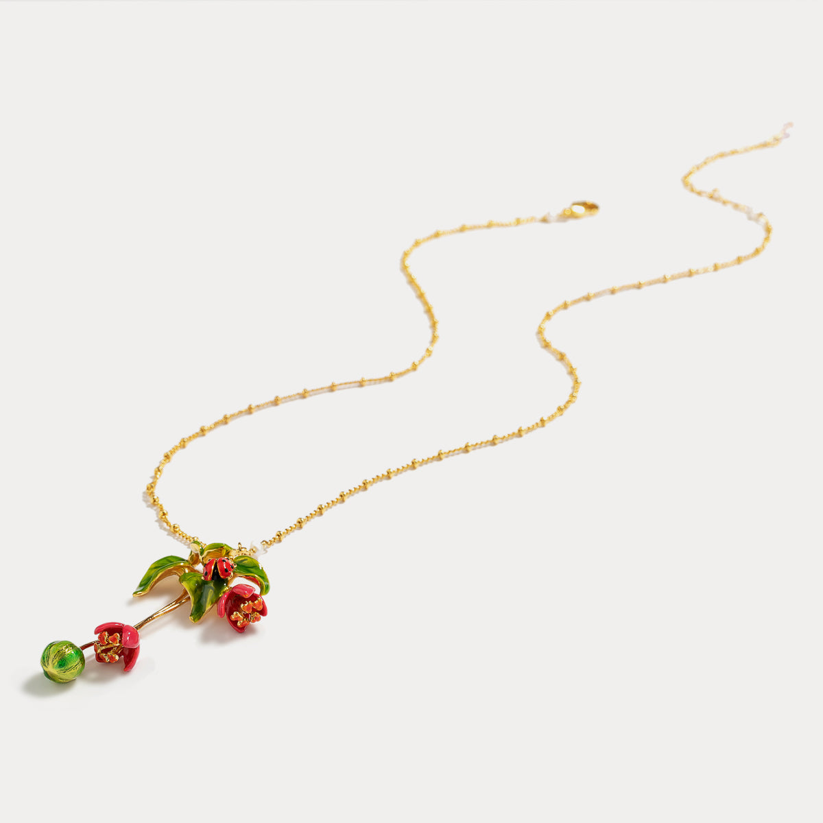ladybug pendant necklace