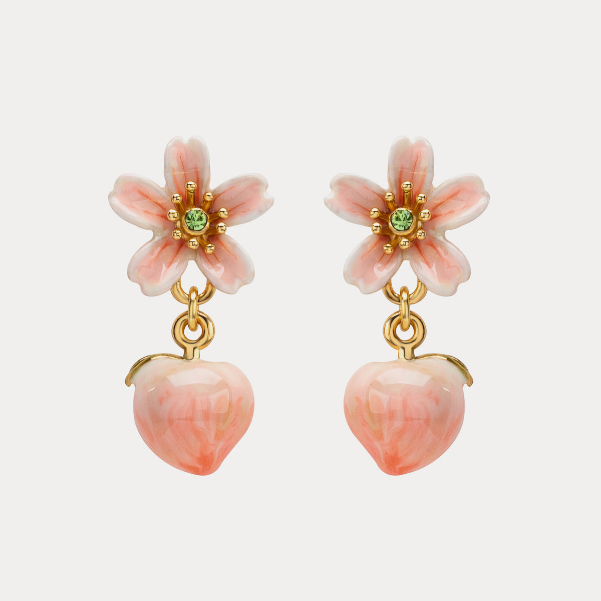 Selenichast Peach Earrings