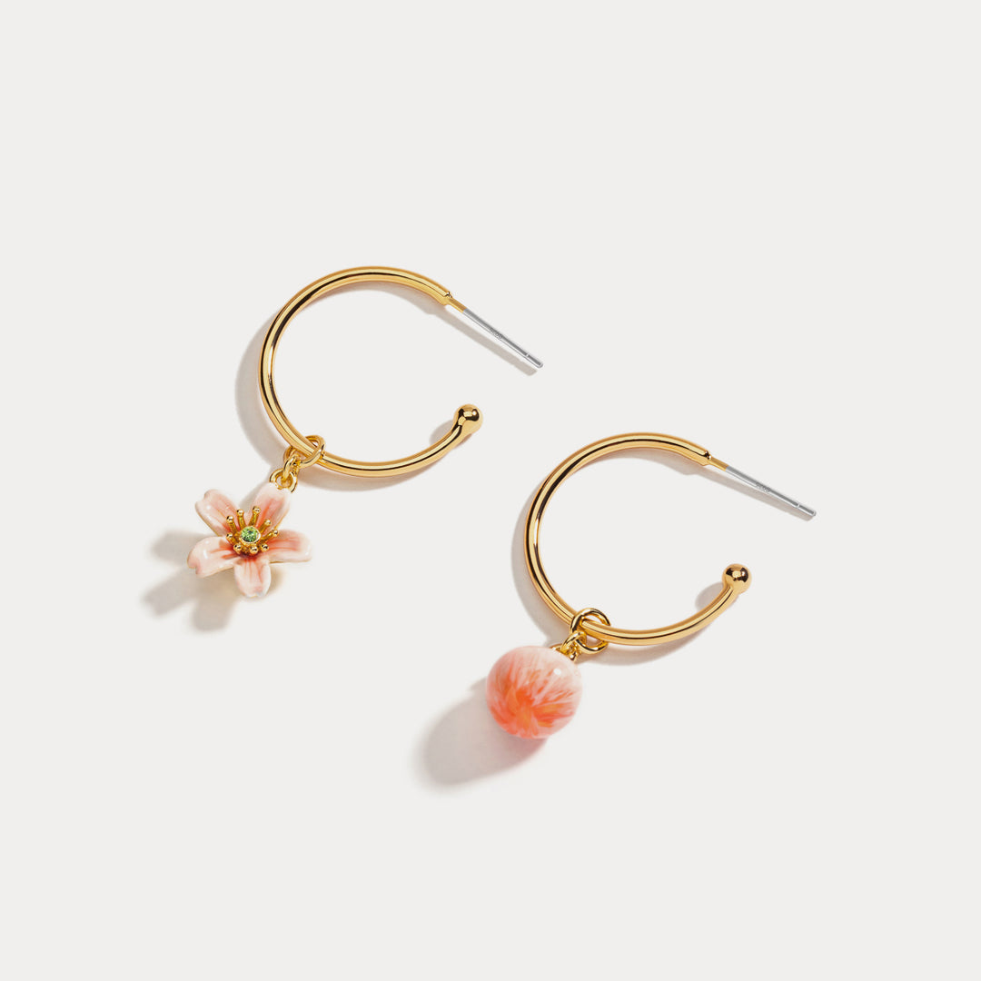 Selenichast peach earrings 4