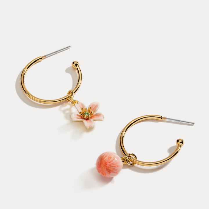 Selenichast peach earrings 4