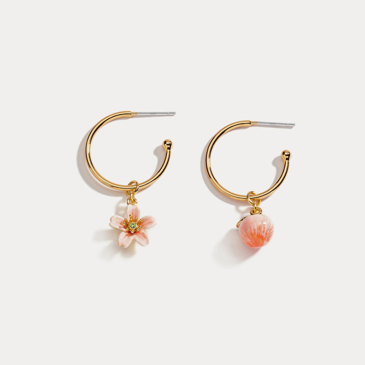 Selenichast peach earrings 4