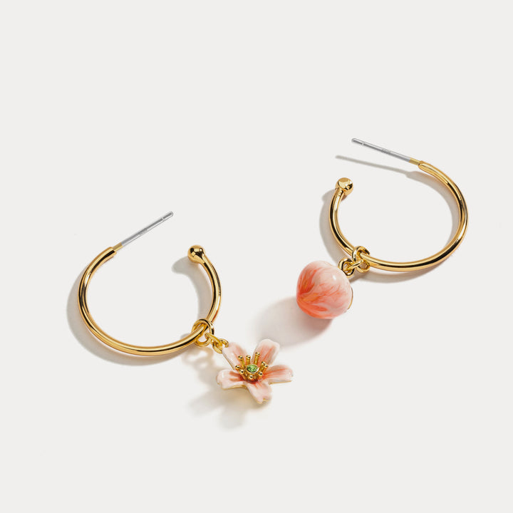 Selenichast peach earrings 4