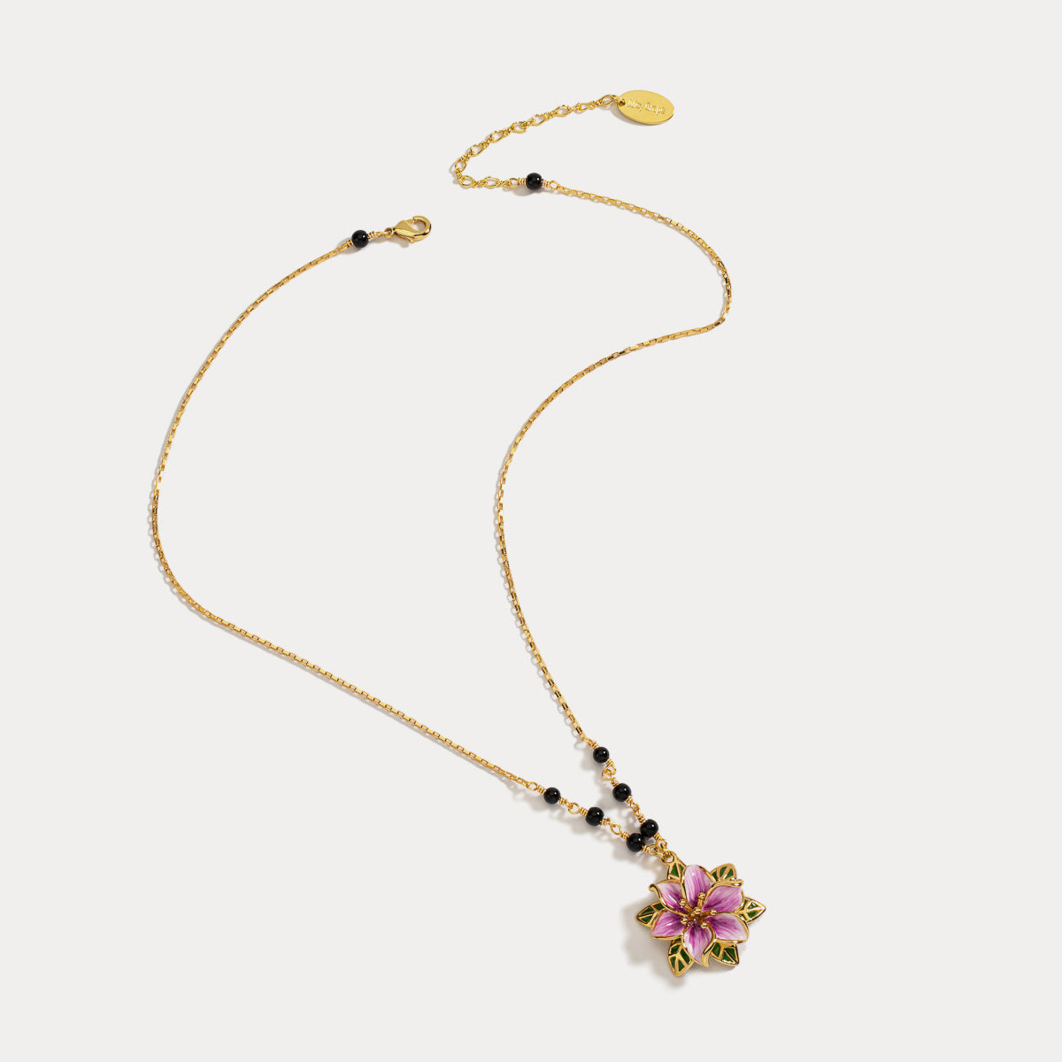 bellflower nature necklace