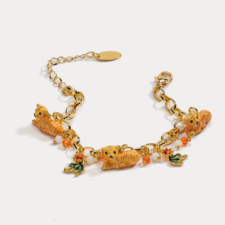 Selenichast tiger zodiac bracelet