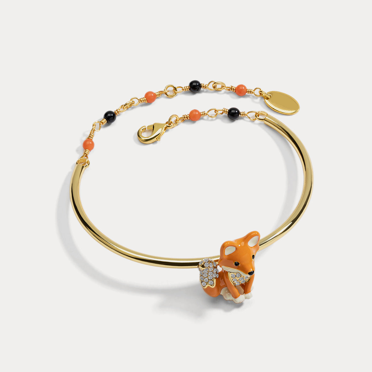 fox beads bracelet