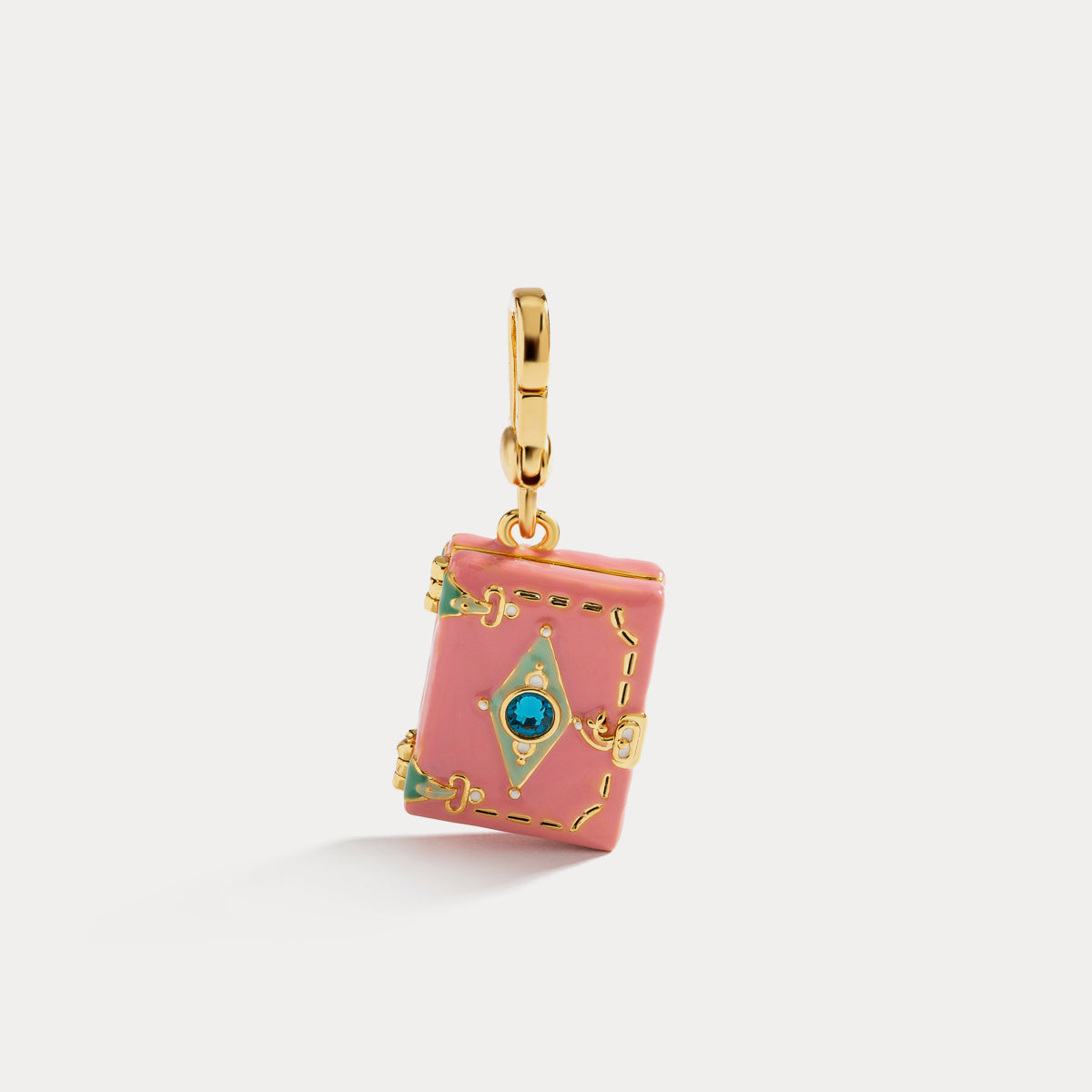 Pink Diary Pendant Necklace