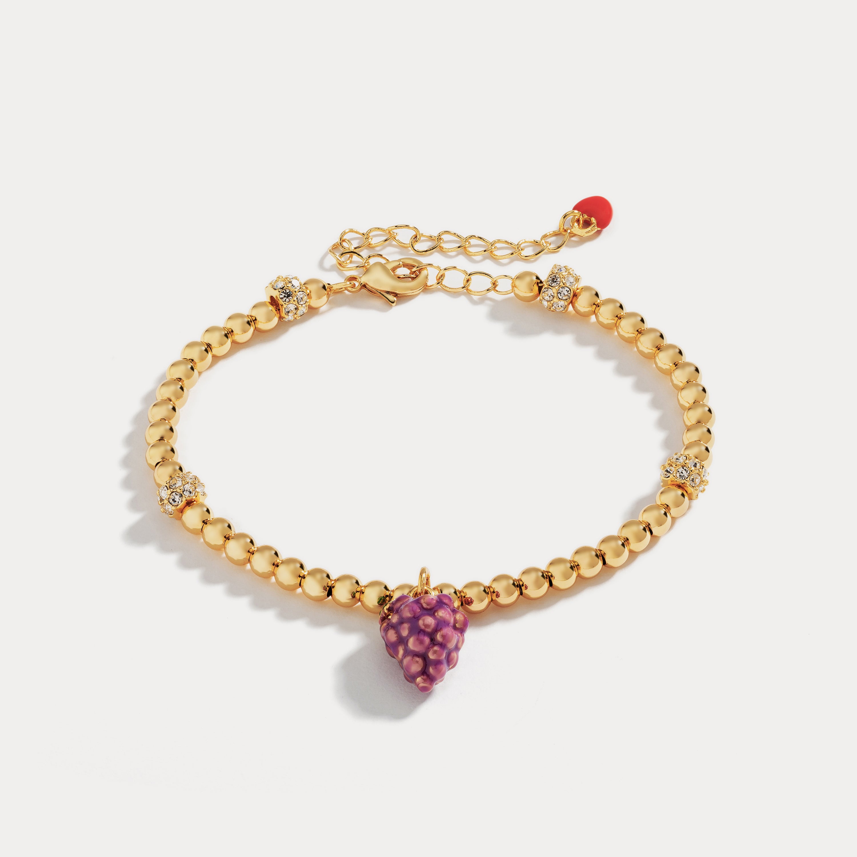 grape fruit enamel bracelet