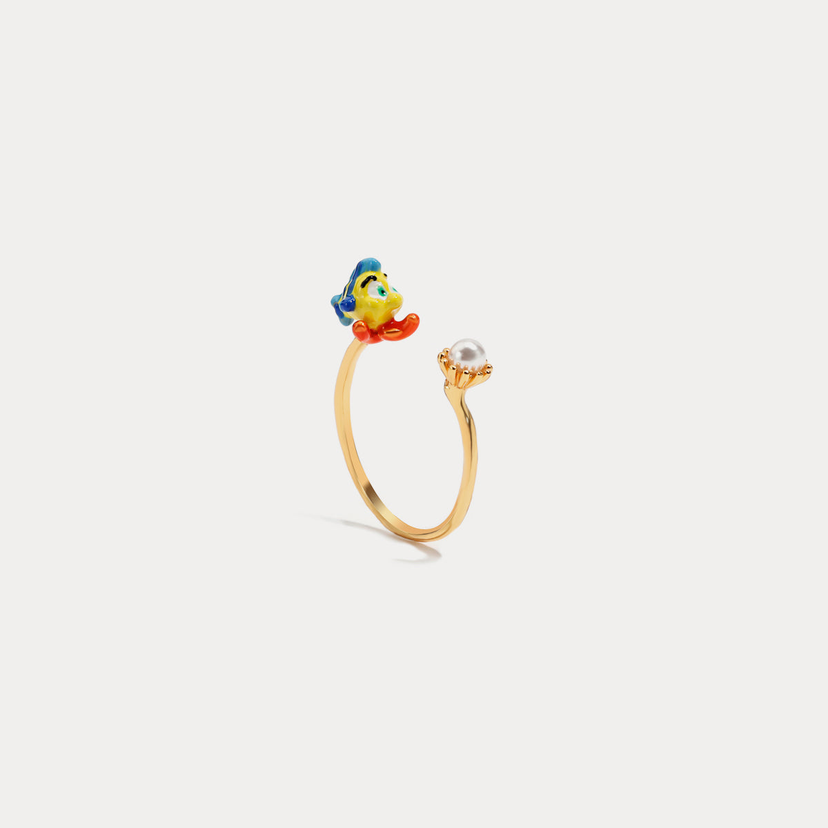 little fish pearl ring