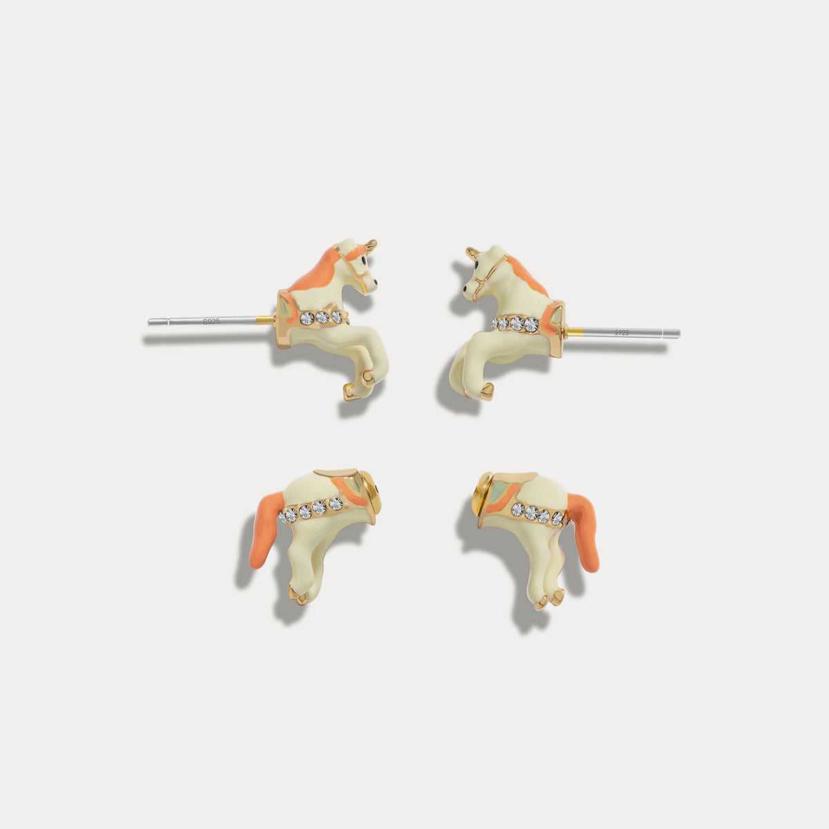 unicorn animal earrings 1