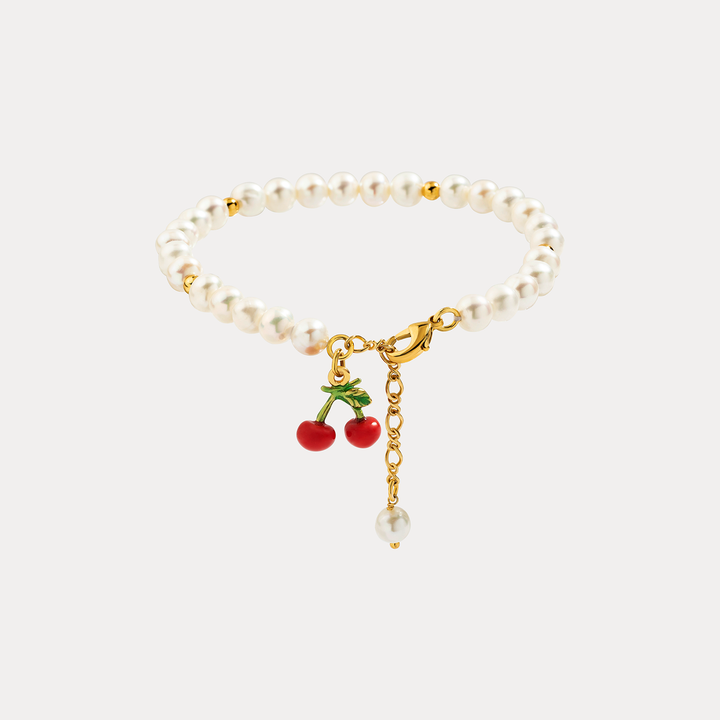 Selenichast Cherry Pearl Bracelet