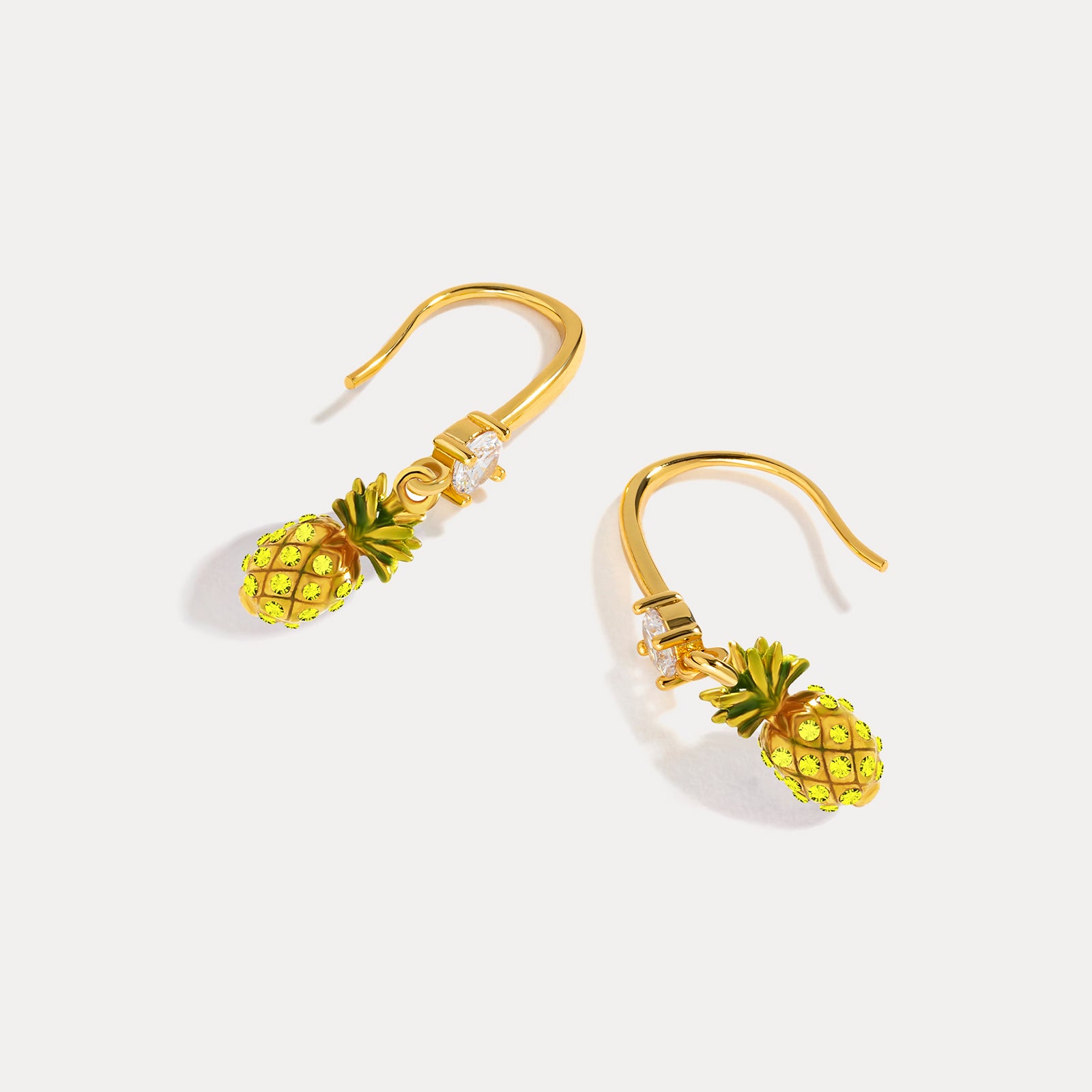 Pineapple Diamond Earrings