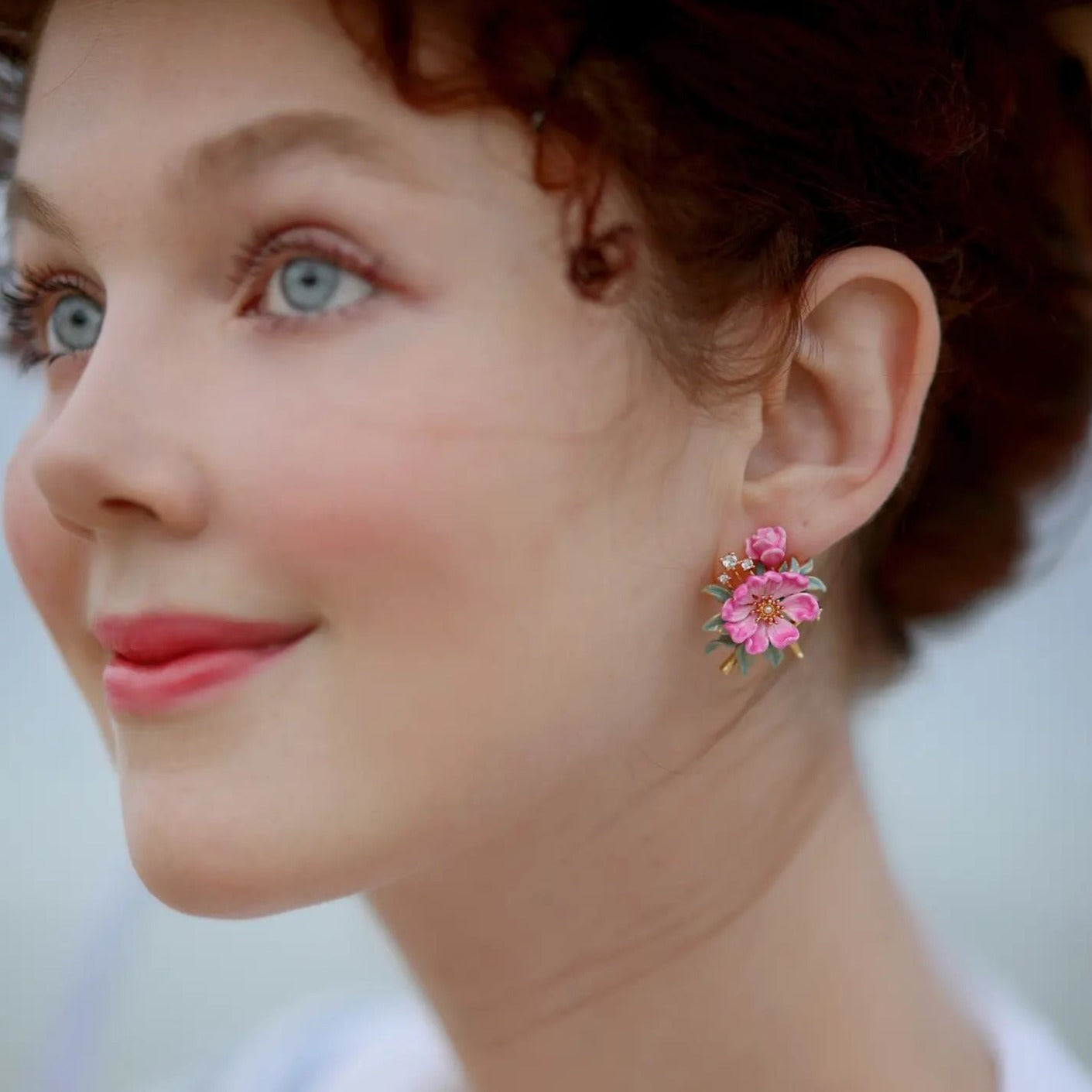 Peony Earrings for Influencer