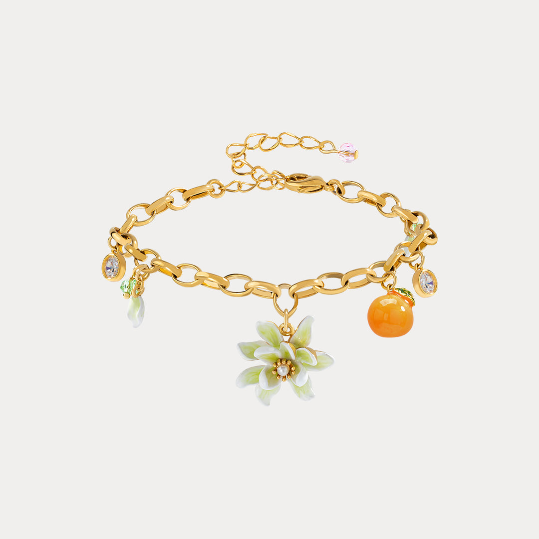 Selenichast citrus gardenia bracelet