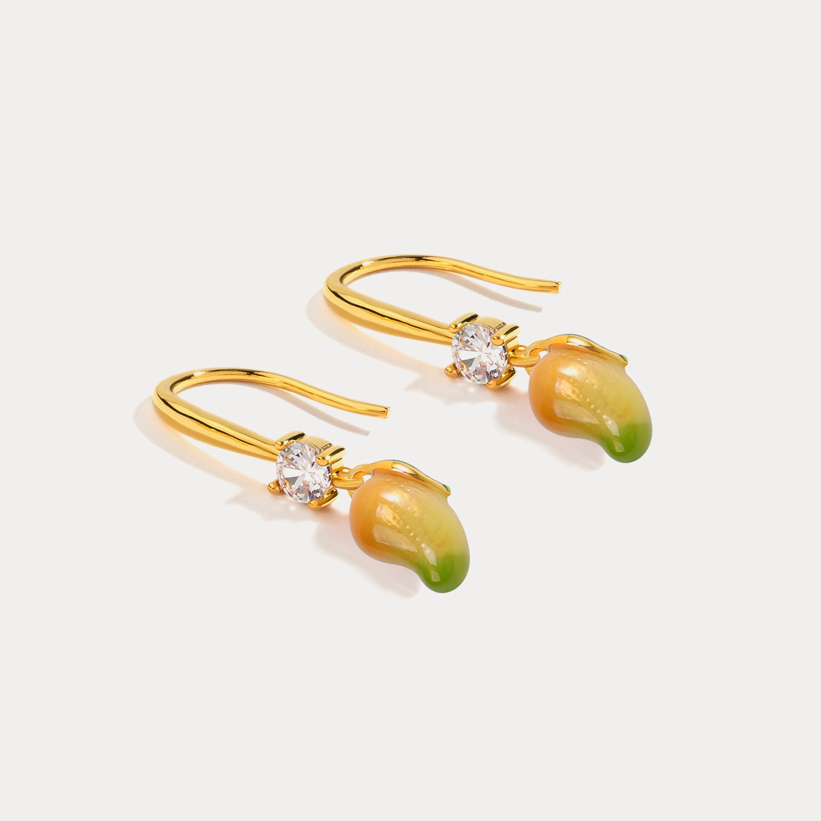 Mango Fruit Earrings