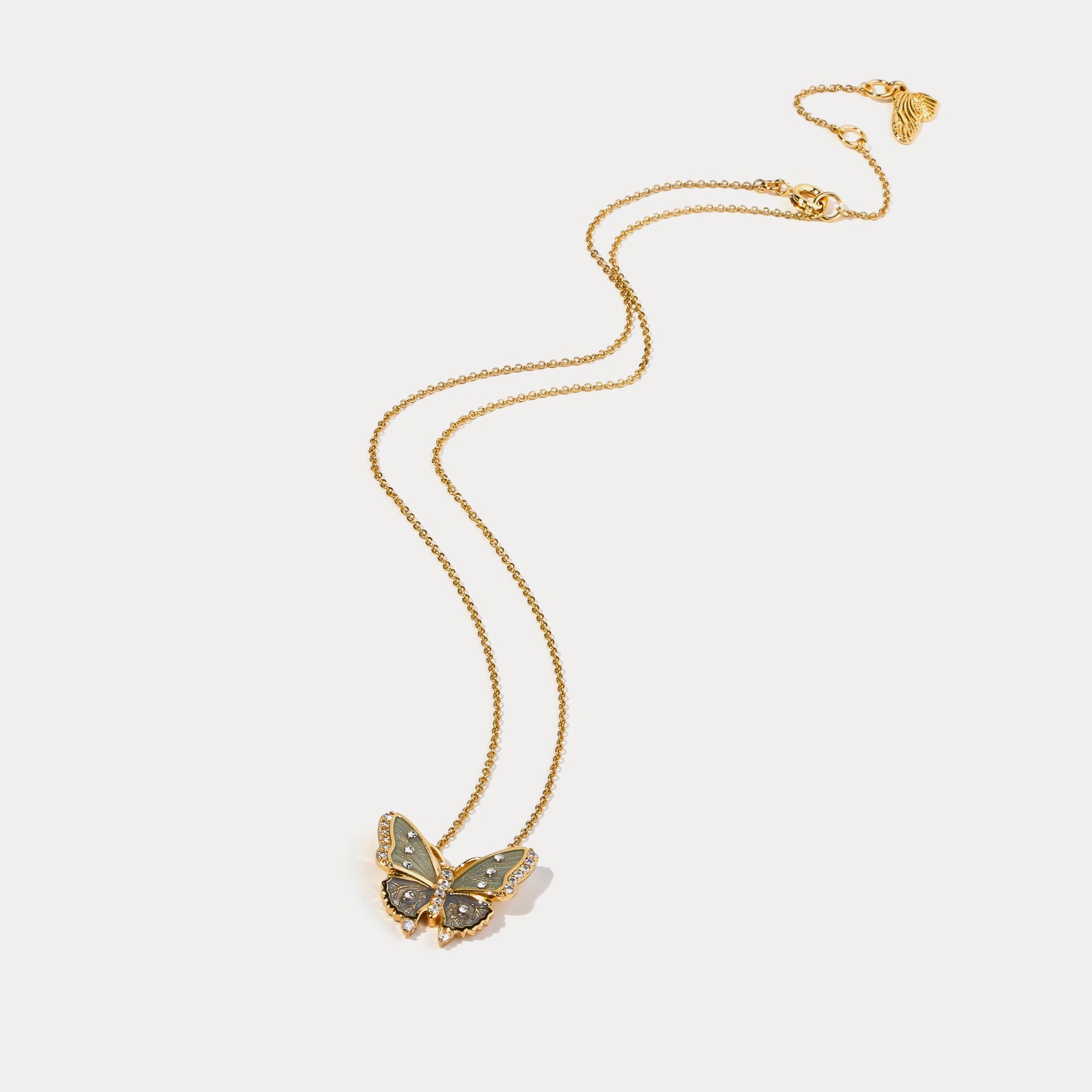 Butterfly Gold Chain Necklace Jewelry