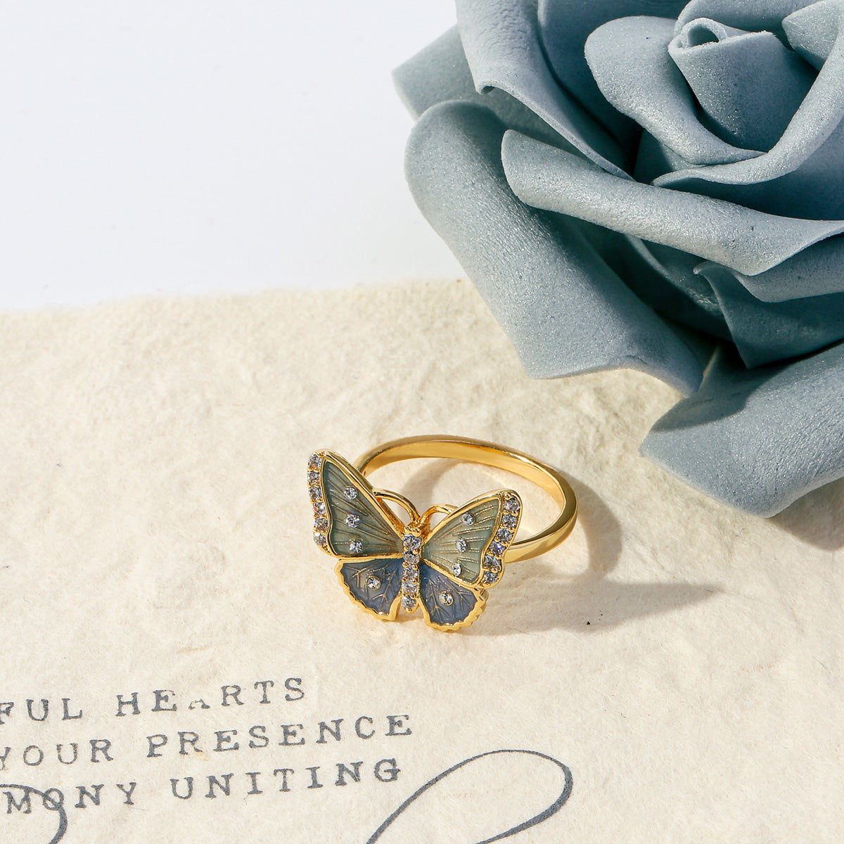 butterfly statement ring